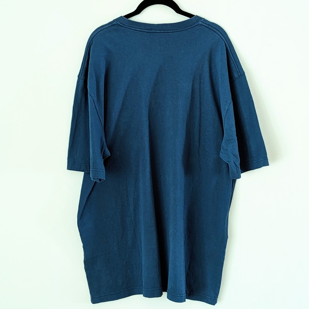 Carhartt Teal 100% Cotton Original‎ Fit Tee Shirt, L - Picture 5 of 6